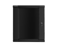 LANBERG Szafa instalacyjna wisząca 19'' 15U 600X450mm czarna (drzwi szklane) WF01-6415-10B - 455297 - zdjęcie 2